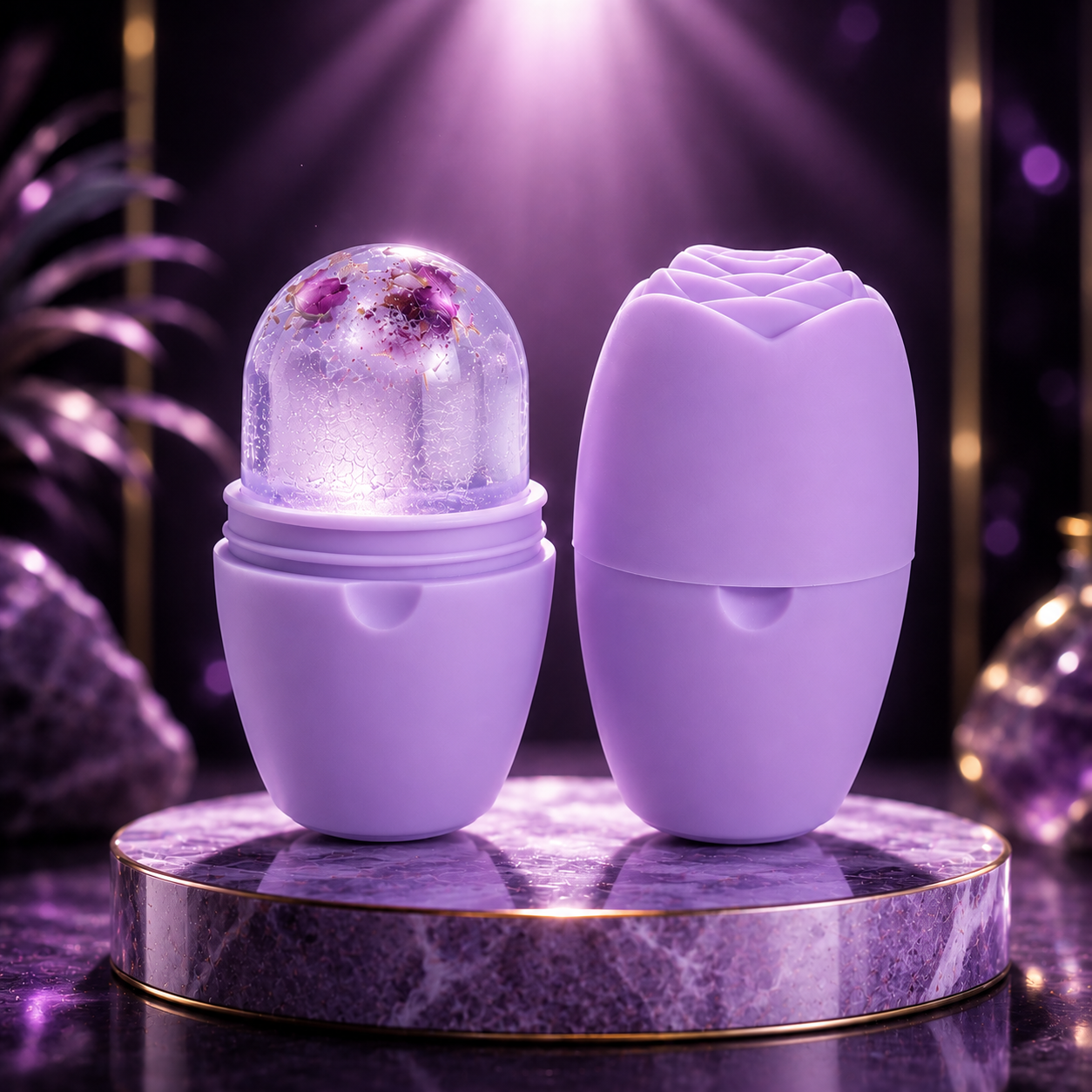 Rodillo De Hielo Para Cara Y Ojos: Refresca y revitaliza tu piel.